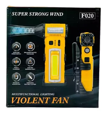 جت فن و جارو شارژی Violent Fan مدل F020 - Image 3